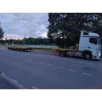 Услуги перевозка тралом негабаритных длинных грузов