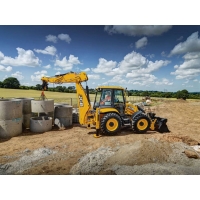Аренда экскаватор-погрузчик JCB 5CX с планировочным ковшом в Гомельская область Аренда экскаватор-погрузчик JCB 5CX с планировочным ковшом