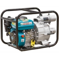 Аренда мотопомпа (насос для грязной воды) мощная бензиновая ECO WP-1404D, 1400 л/мин., подъем 25 метров