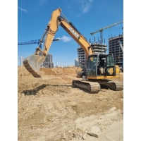 Аренда экскаваторов 13-14 тонн на гусеничном ходу с опытным экипажем, аренда гидромолота, ямобура