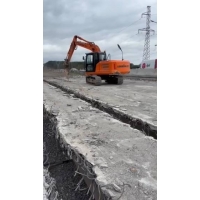 Аренда гидромолота на базе гусеничного экскаватора 14 тонн, быстросъем для замены на ковш 0,9 м3.