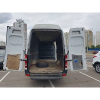 Аренда грузового микроавтобуса - супервысокий Mercedes Sprinter 17 куб., H = 2.14 м
