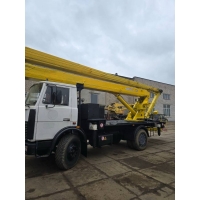 Аренда автовышки на базе МАЗ ПМС 328 - 28 метров.