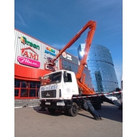 Аренда Автовышки 22 метра, телескоп, поворотная люлька в Брестская область Аренда Автовышки 22 метра, телескоп, поворотная люлька