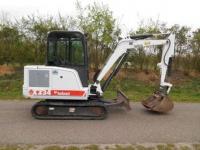 В аренду миниэкскаватор Bobcat X334 с машинистом