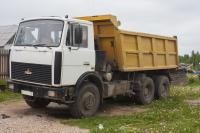 Вывоз строительных отходов самосвалом МАЗ-5516 20 тонн